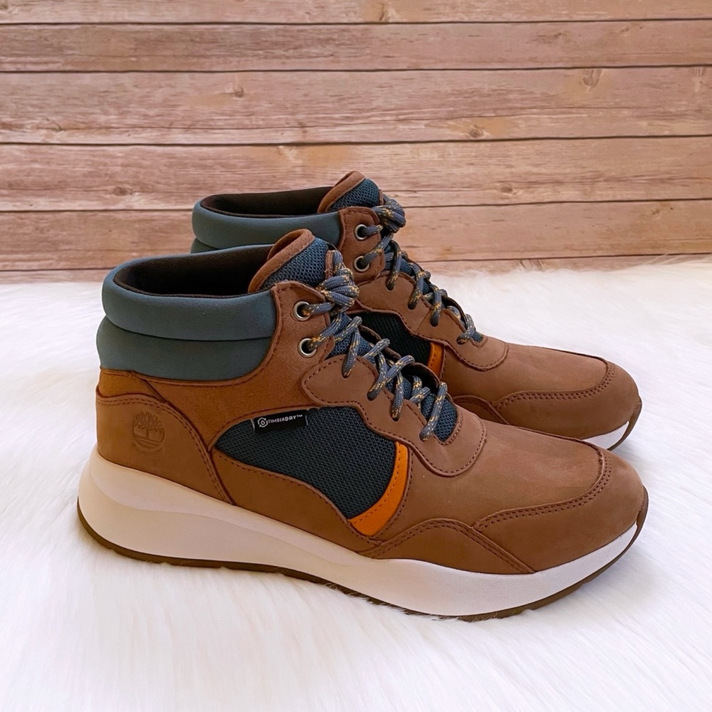 Timberland Women’s Boroughs Project Waterproof Mid Boot In Rust Nubuck